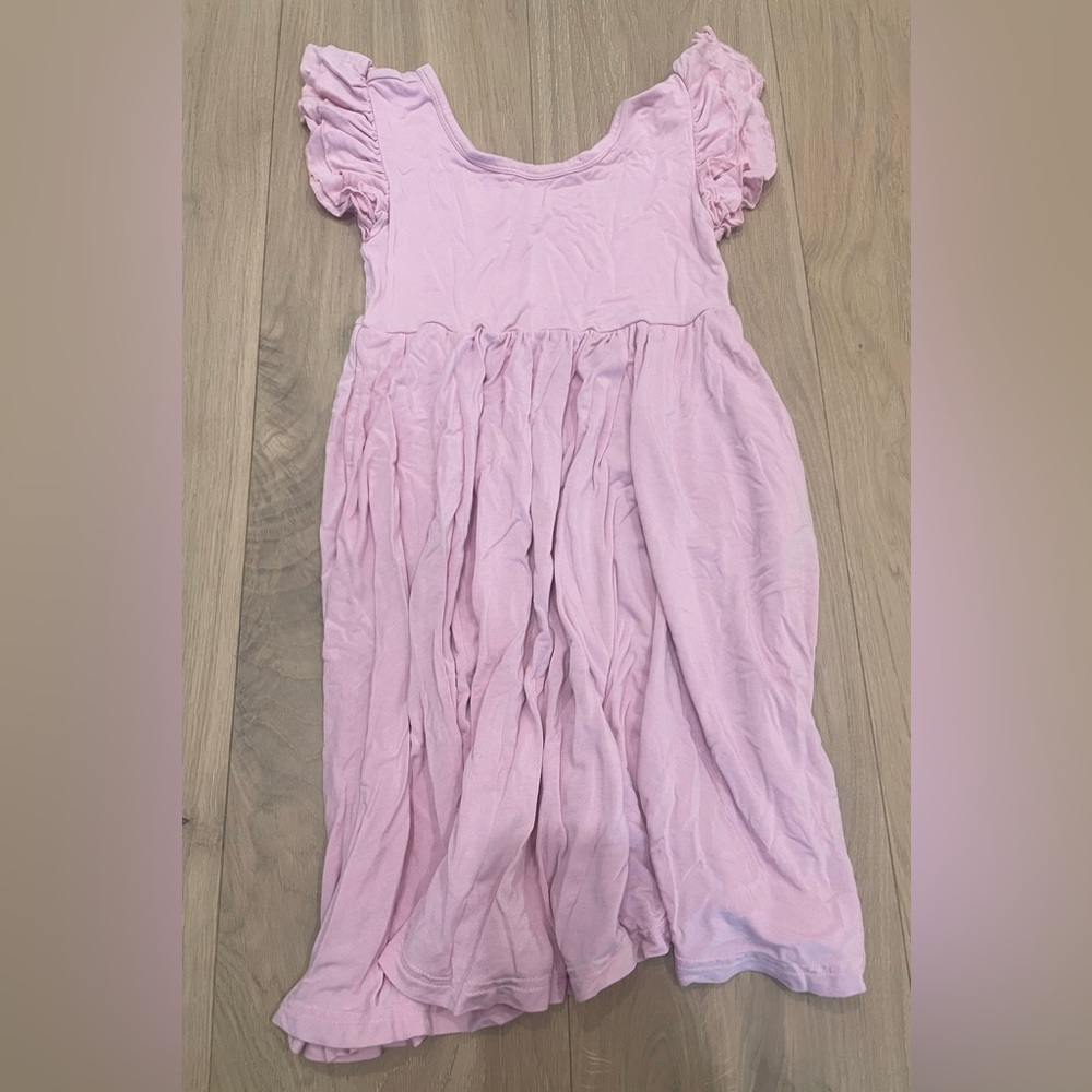 Play by Little sleepies pink flutter dress